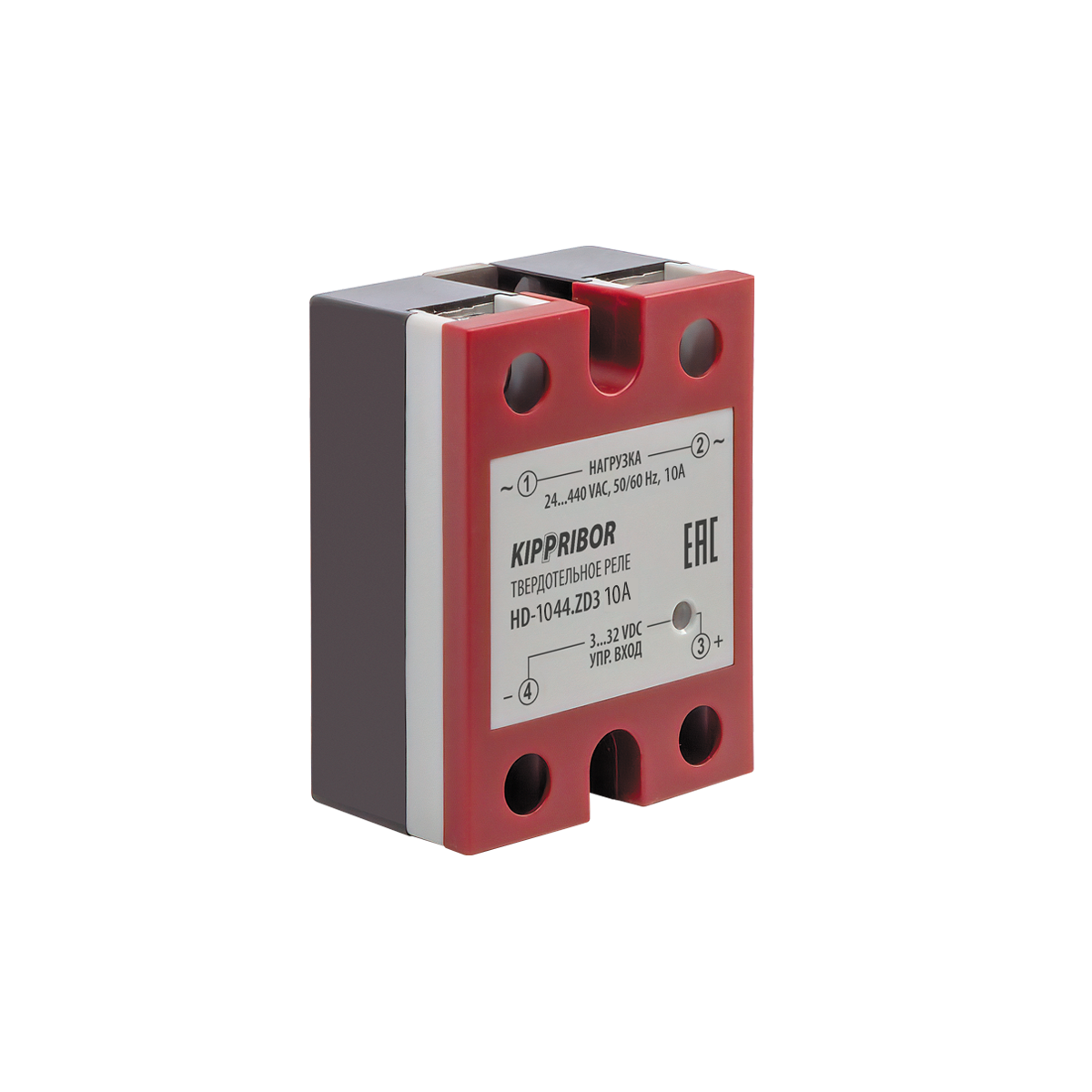 Модификация HD-1044.ZD3 [M02], реле твердотельное 1-ф, тип HD, 10 А