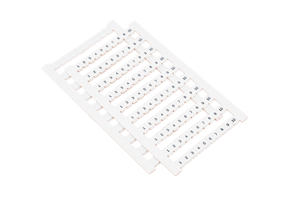Маркировка пружинных клемм 2.5мм², 1-100 (уп. 100 шт.)